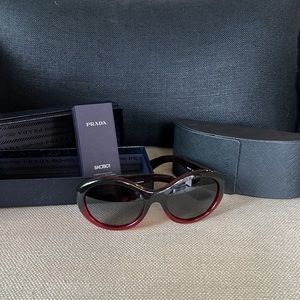 PRADA STYLE SPR 30P BORDEAUX SUNGLASSES